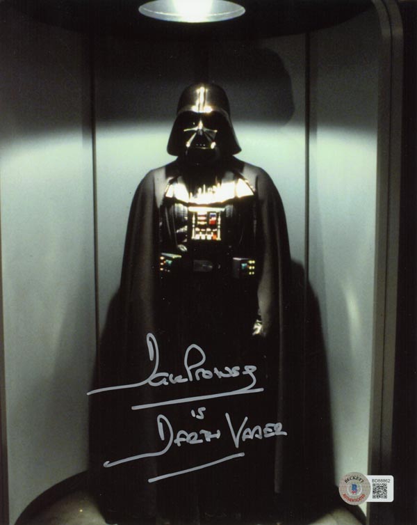 DAVID DAVE PROWSE SIGNED AUTOGRAPHED 8x10 PHOTO DARTH VADER STAR