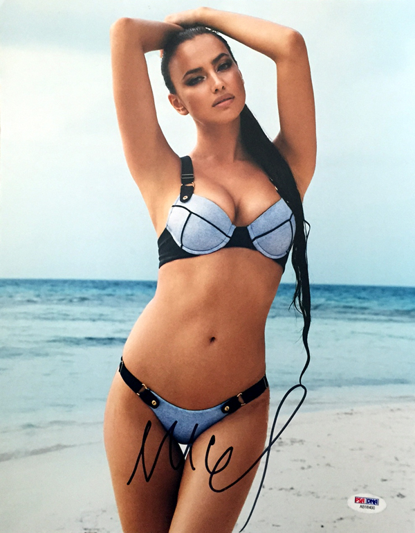 Irina Shayk Signed 11x14 Photo Sports Illustrated Swimsuit Model Bikini Psa Dna Ebay