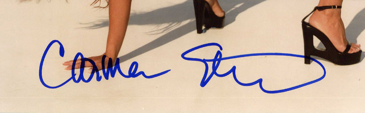 CARMEN ELECTRA SIGNED AUTOGRAPHED 11x14 PHOTO ACTRESS MODEL RARE