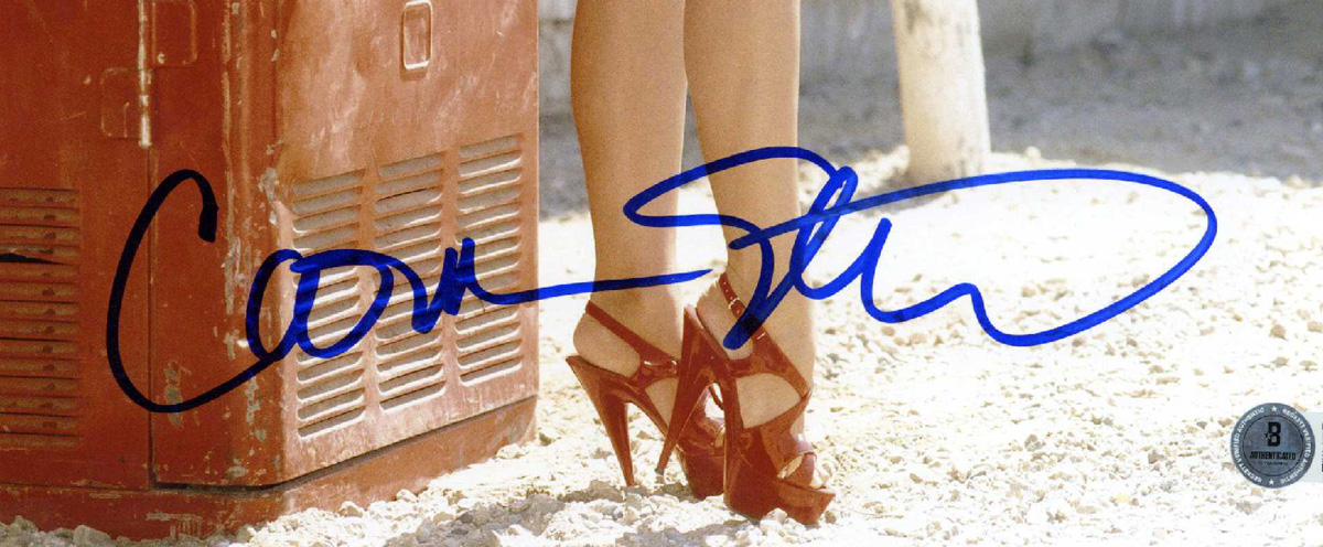 CARMEN ELECTRA SIGNED AUTOGRAPHED 11x14 PHOTO ACTRESS MODEL RARE